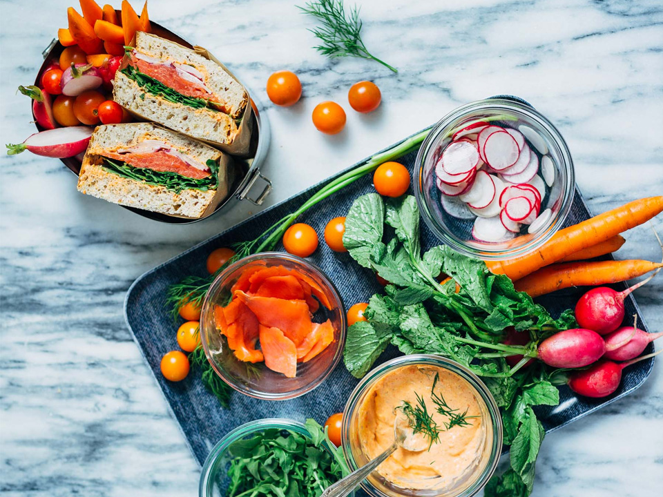 Broiled Vegetable Sandwich