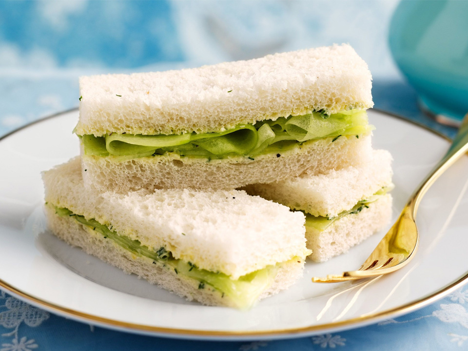 Mint Cucumber sandwiches