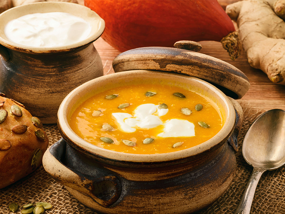 Pumpkin and Ginger Soup