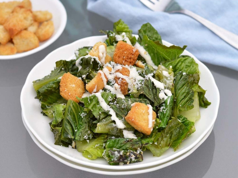 Spinach Caesar Salad